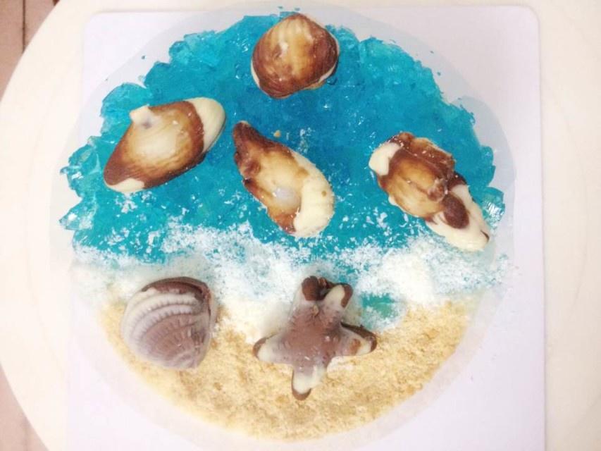 海洋之心酸奶蛋糕（6寸）୧(๑•̀⌄•́๑)૭小小群的做法
