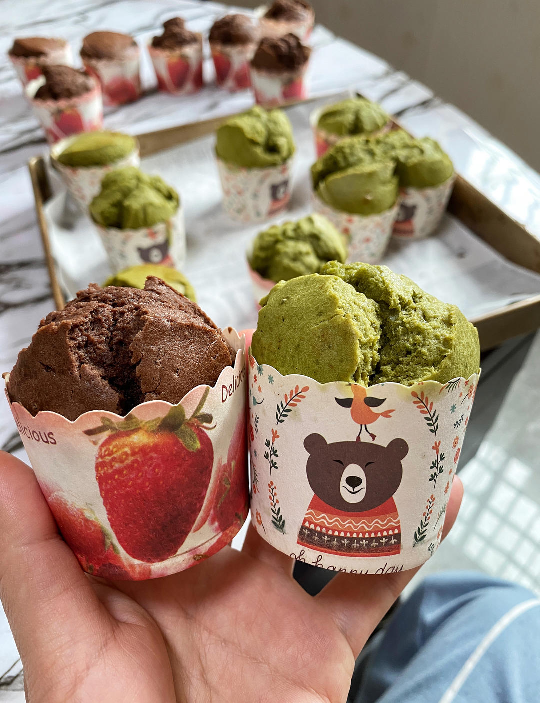 爆炸💥好吃的香浓可可奥利奥麦芬🍫蛋糕