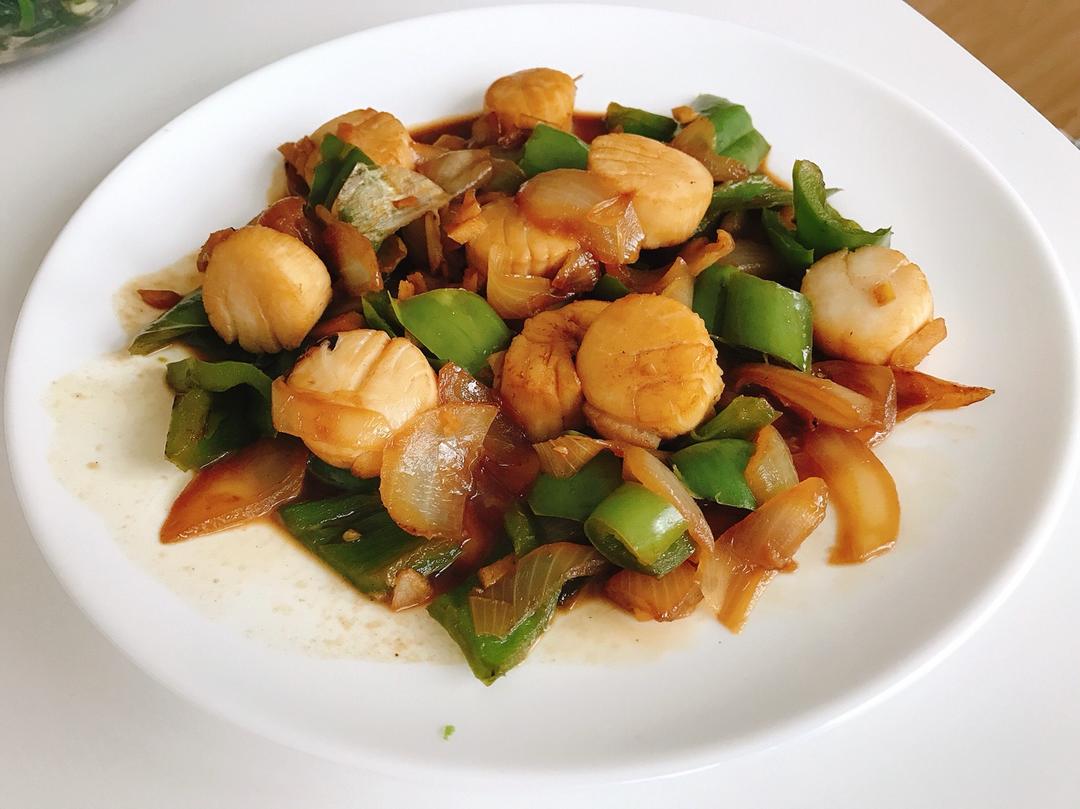 爆炒扇贝（超简洁）