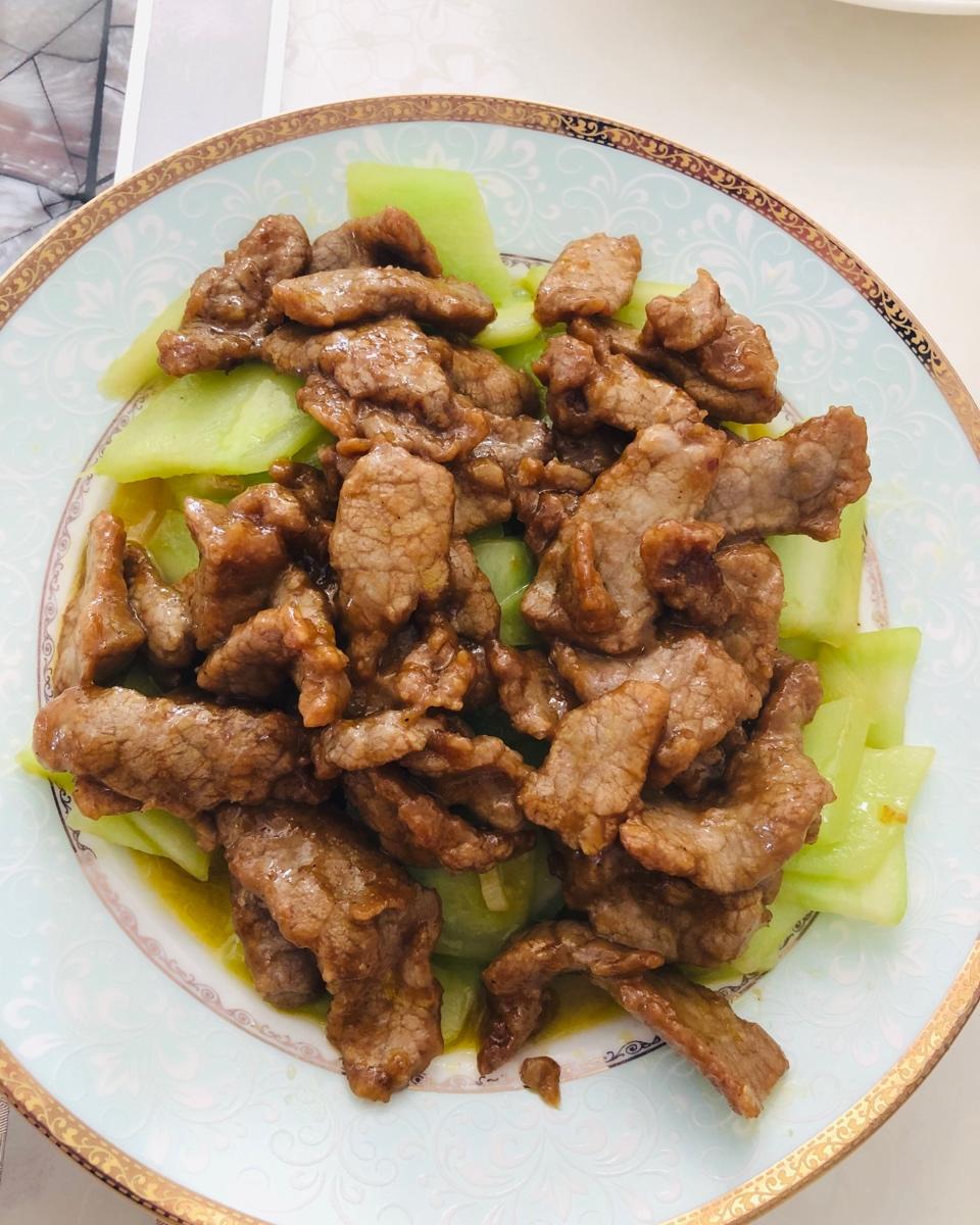 潮汕菜--芥蓝炒牛肉