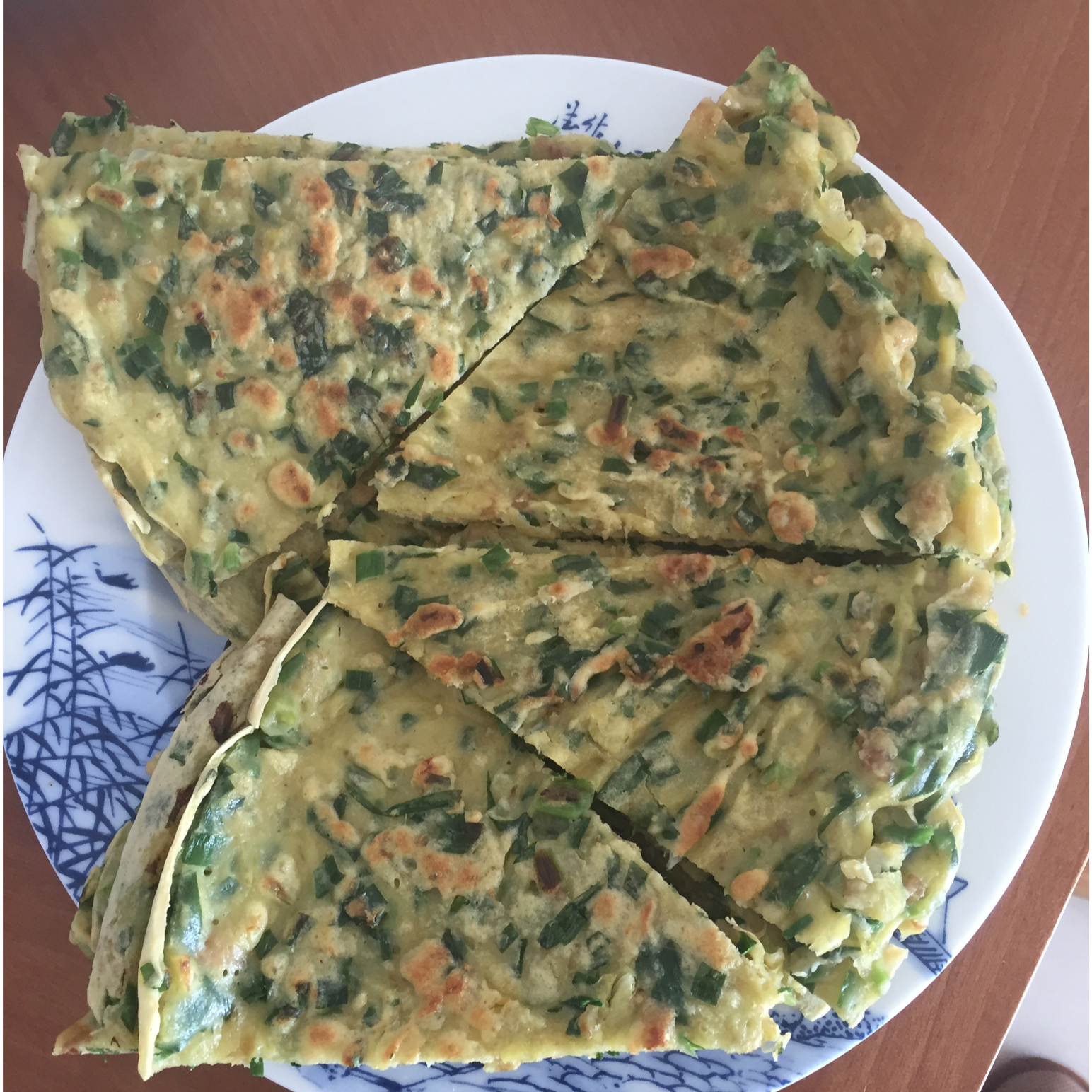韭菜鸡蛋饼