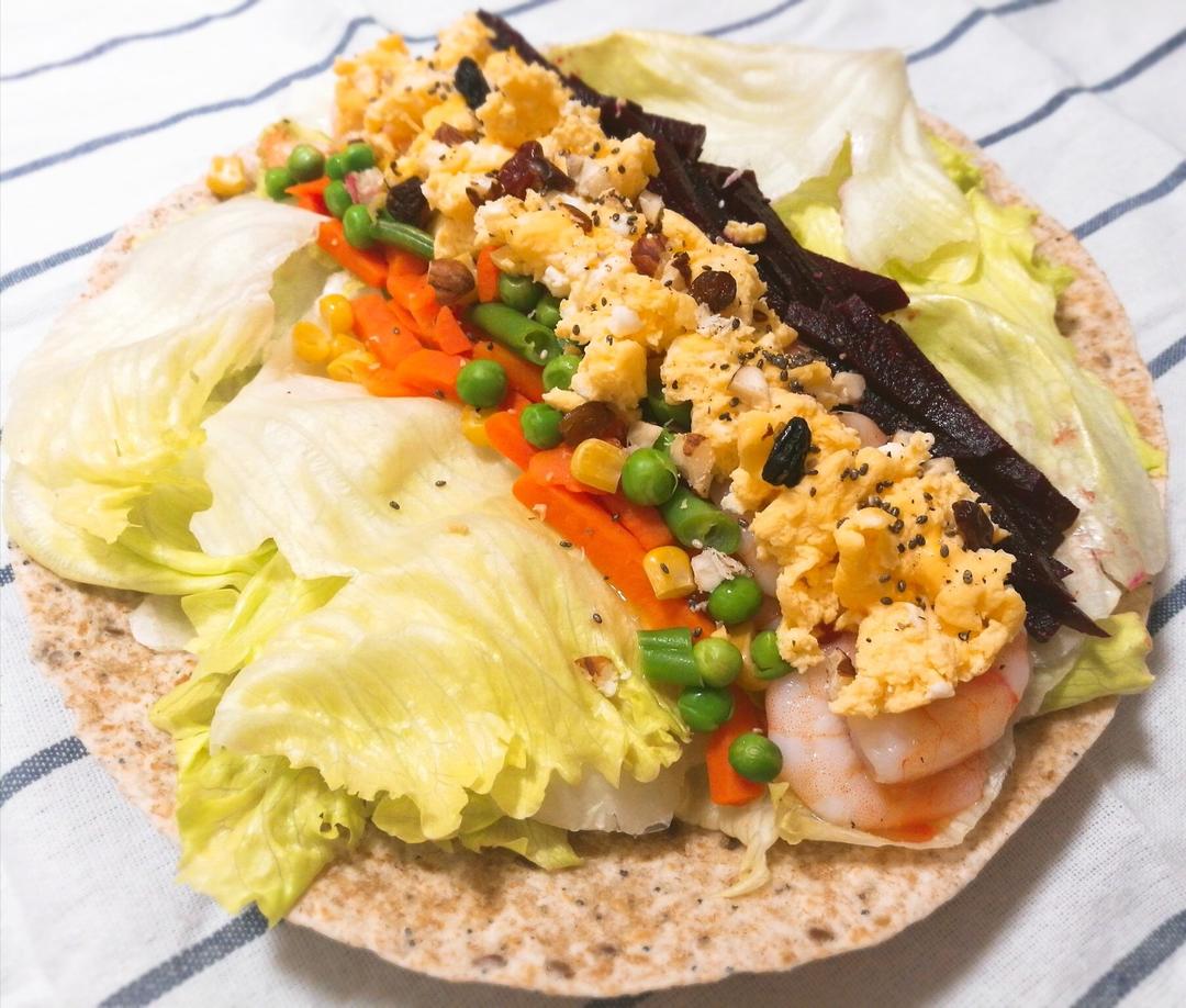｛轻食｝拉法卷的完美公式Laffa wrap（附饼皮做法）