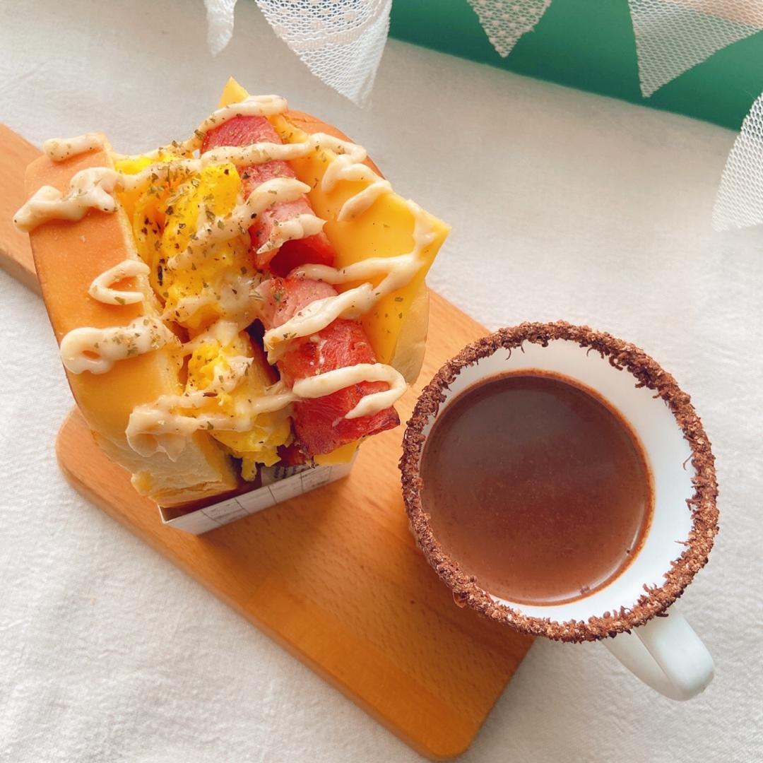 网红EGG DROP芝士厚蛋烧三明治 🥪『平底锅美食』