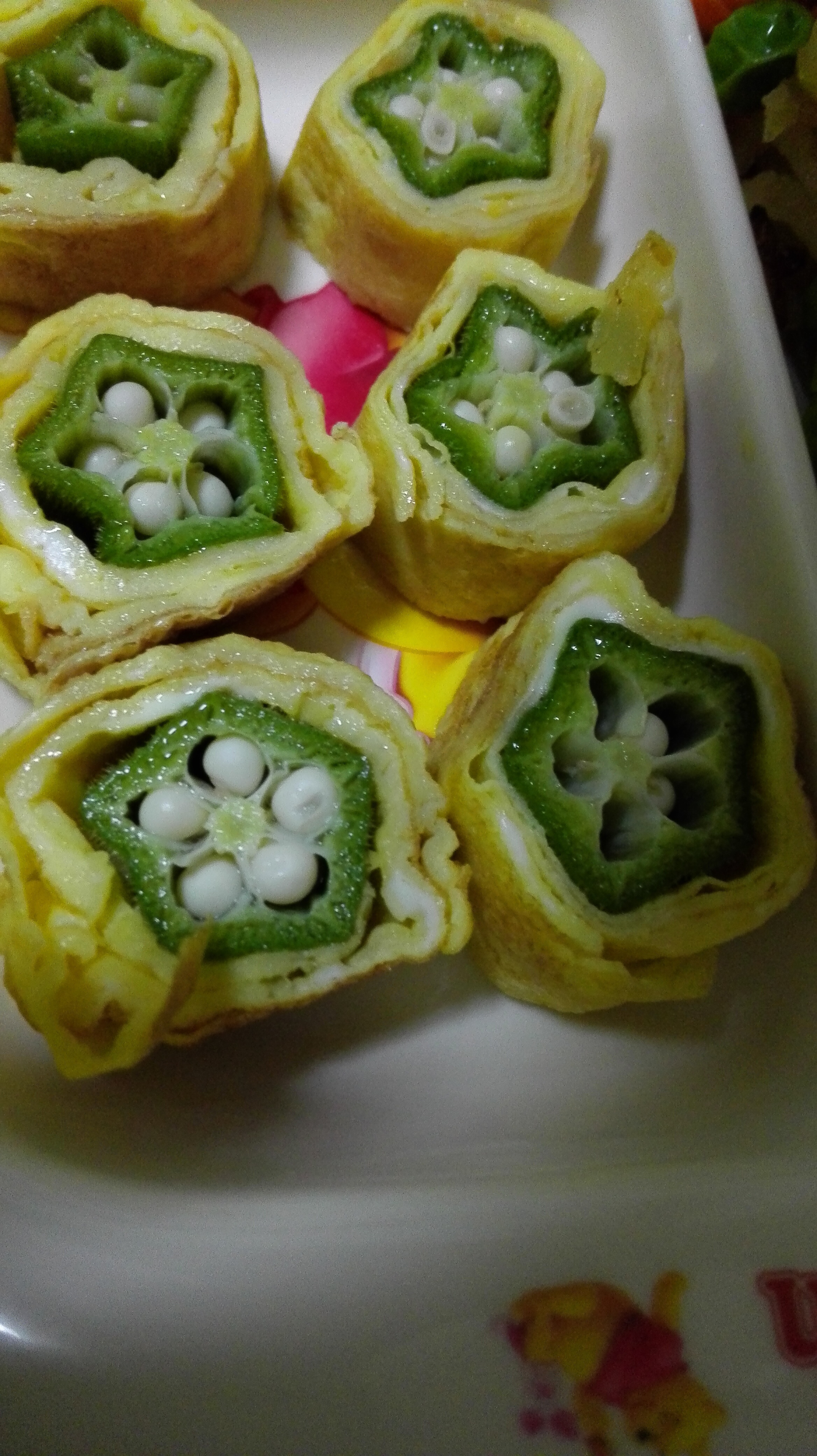 秋葵厚蛋烧