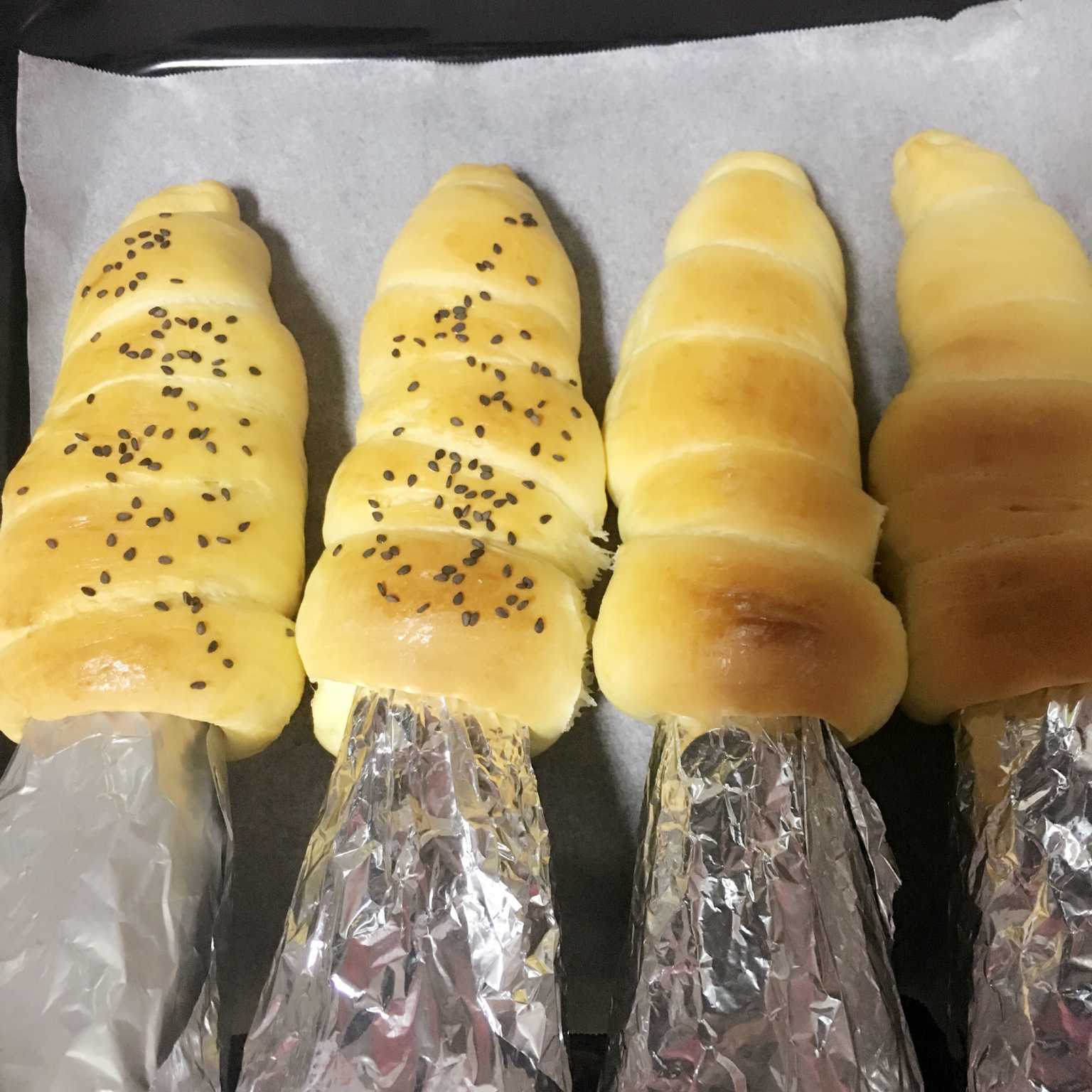 牛角面包卷 Bread Cone