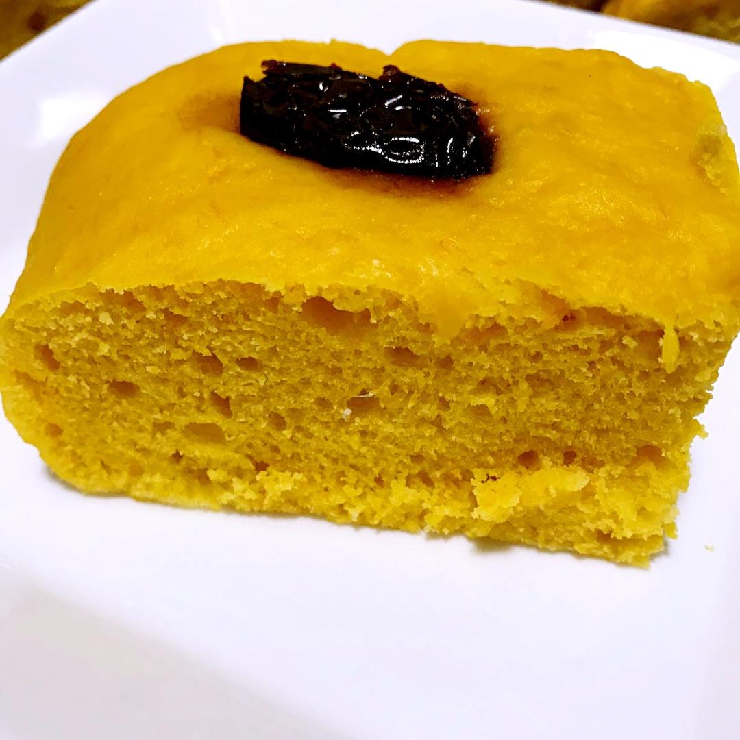 南瓜发糕（无水无油无糖配方）