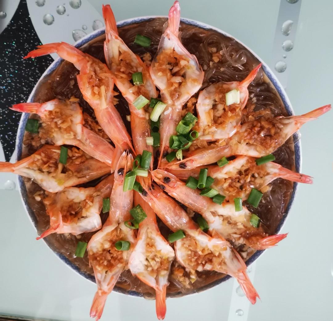 蒜蓉粉丝蒸虾