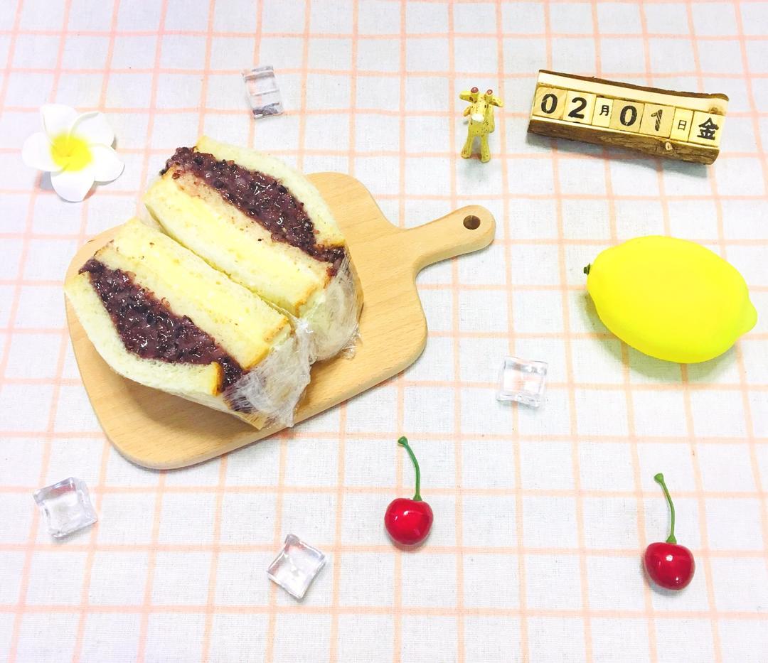 非常好吃的～紫米奶酪包（美味三明治）