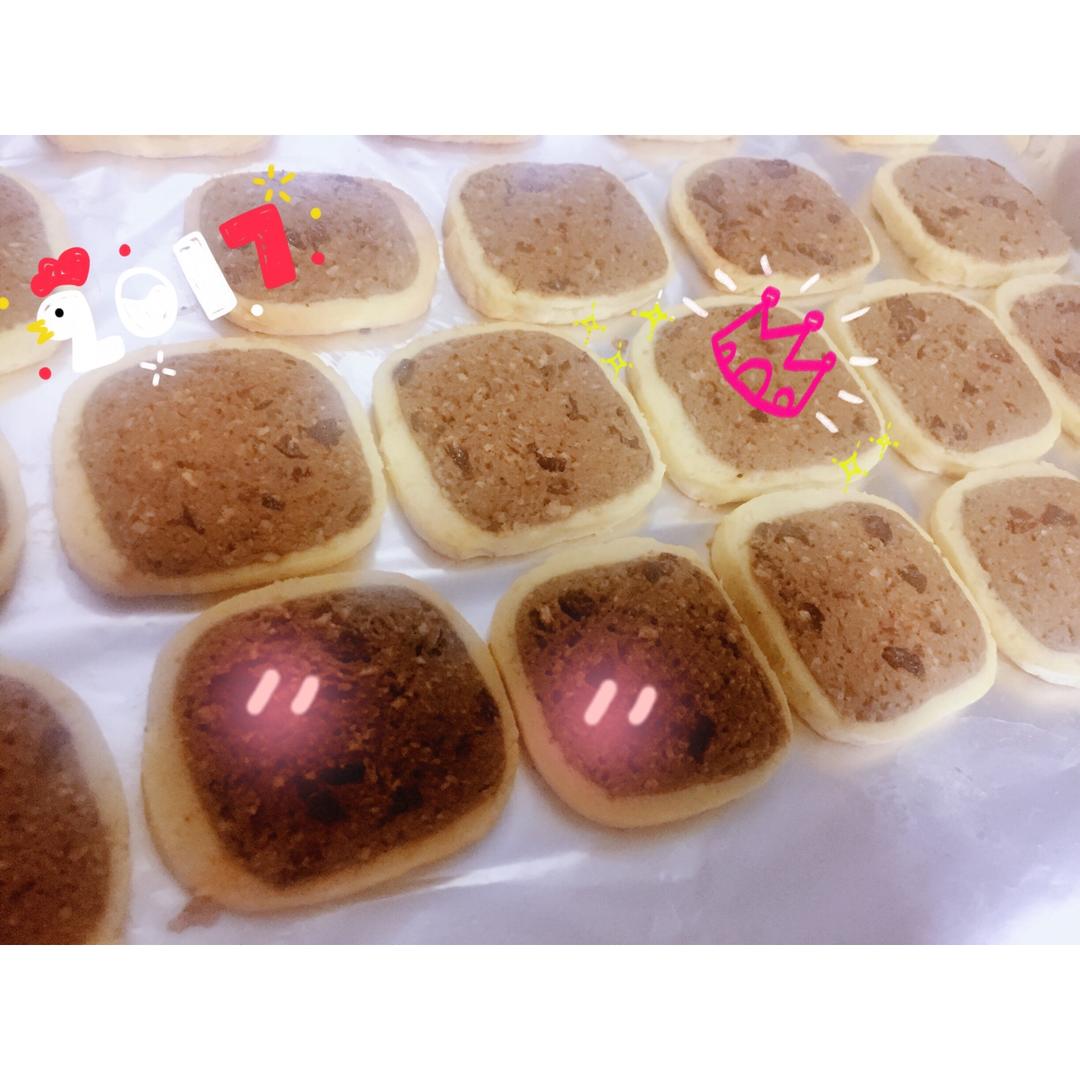 朗姆葡萄椰蓉方块饼干