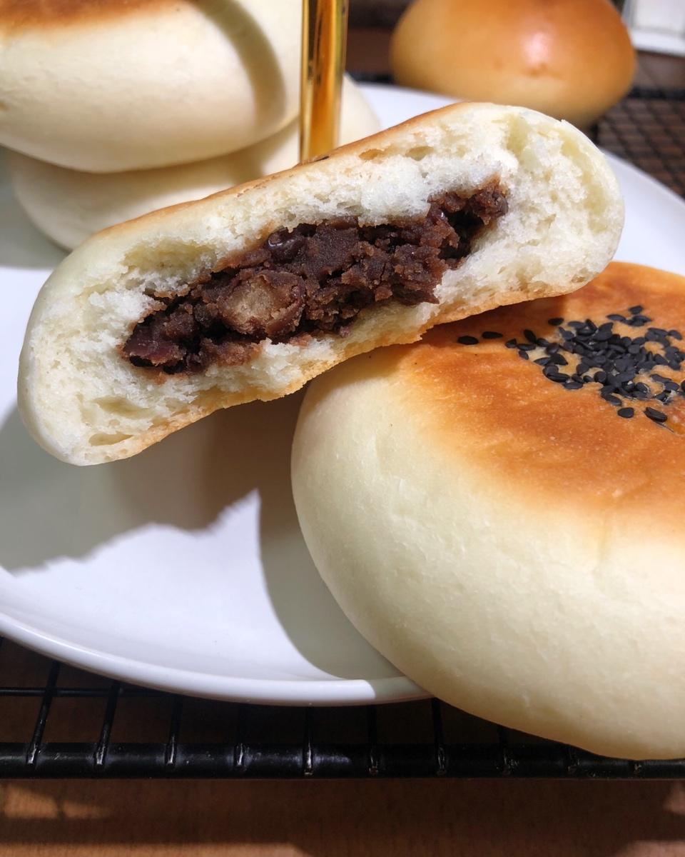 墨思ms做的日式红豆面包