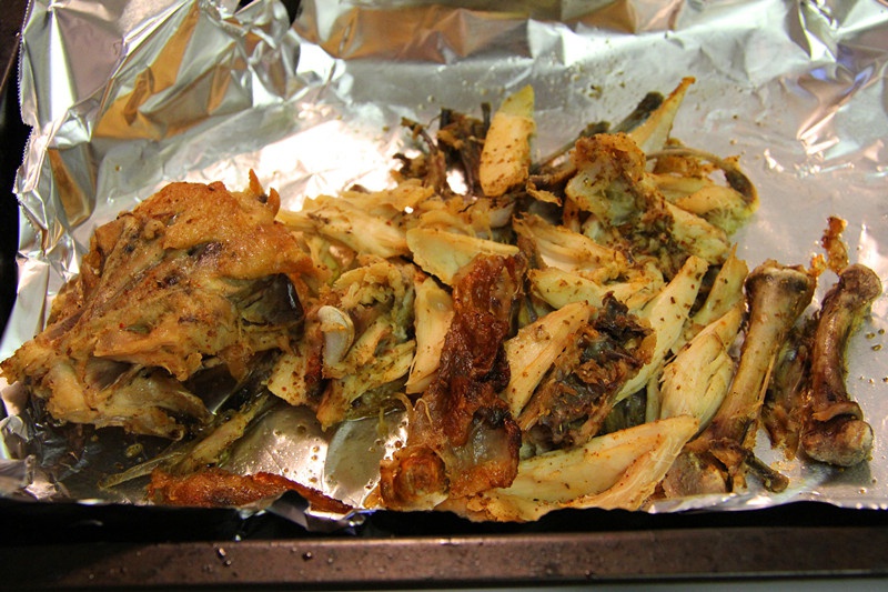 烤鸡架