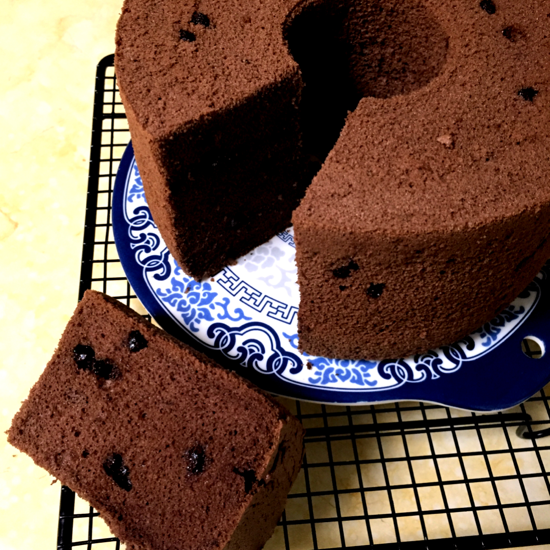 不消泡的巧克力戚风