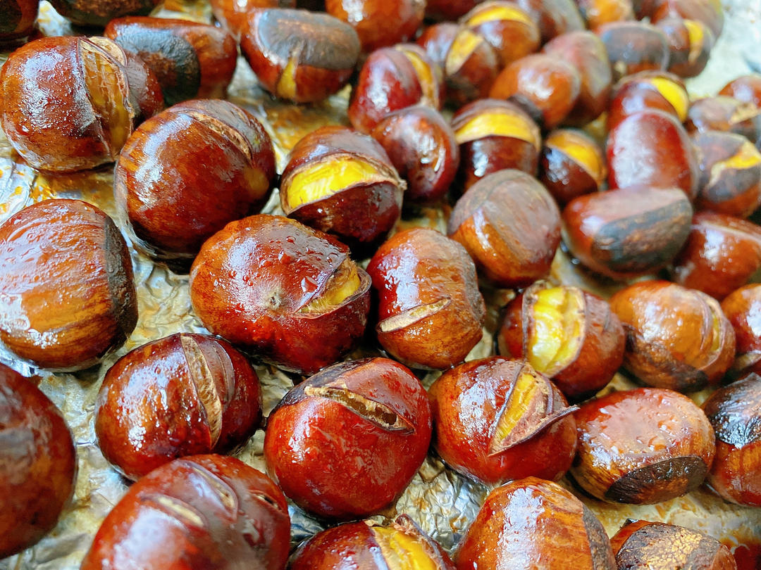 ‼️香甜软糯‼️轻松好剥㊙️烤箱版糖炒栗子