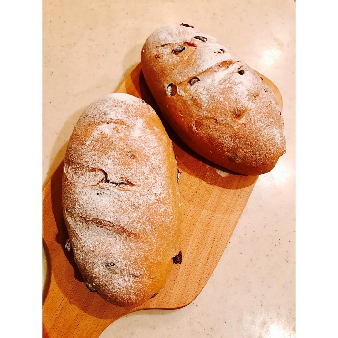 蔓越莓全麦黑糖面包