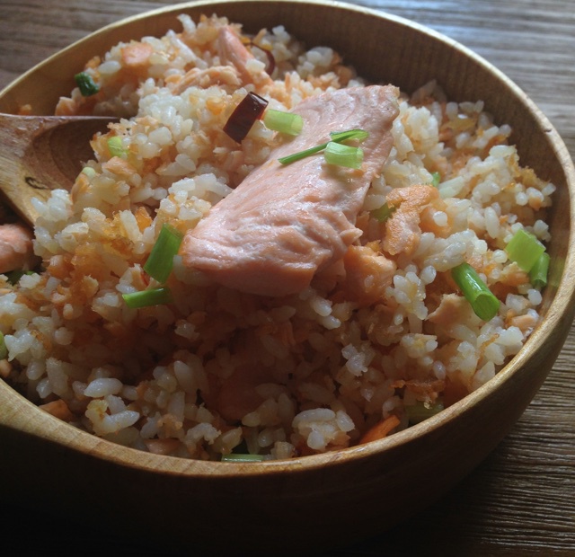 三文鱼炒饭
