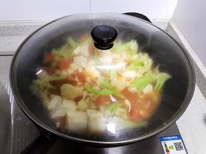 西红柿菜花炖豆腐的做法 步骤21