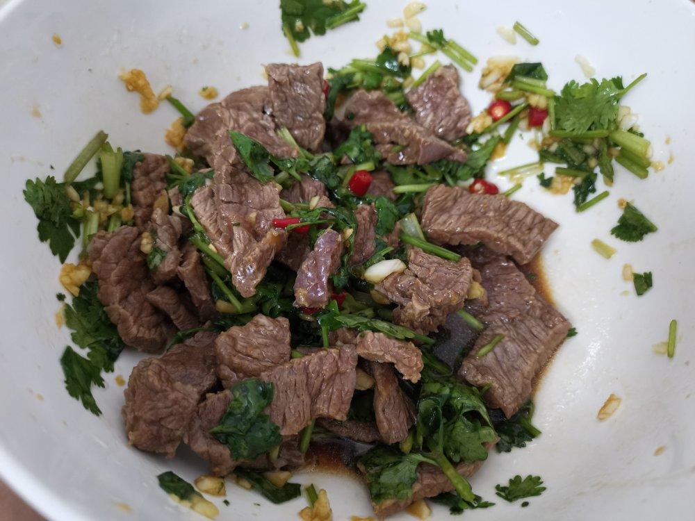 超级快手香菜拌牛肉