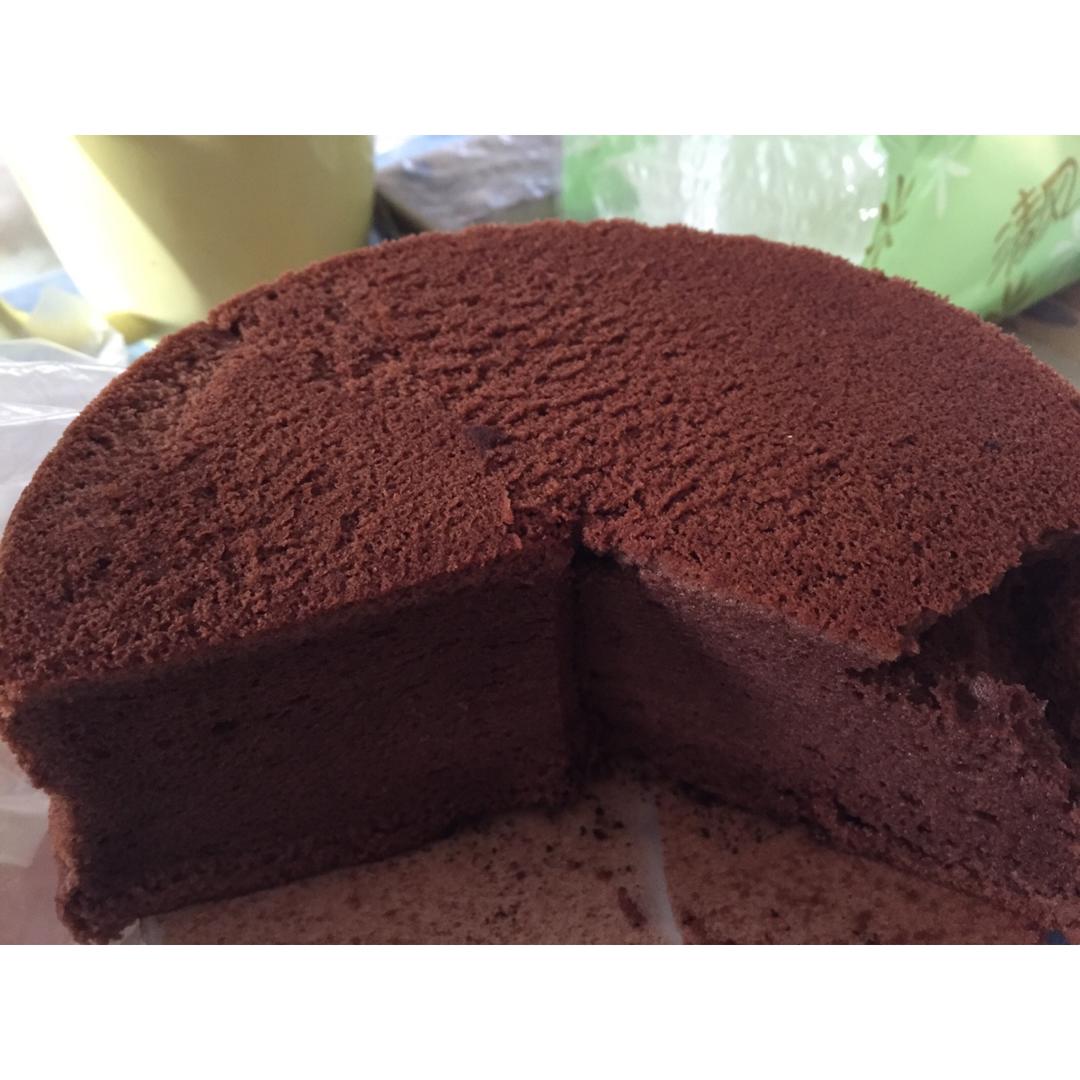 不消泡的巧克力戚风