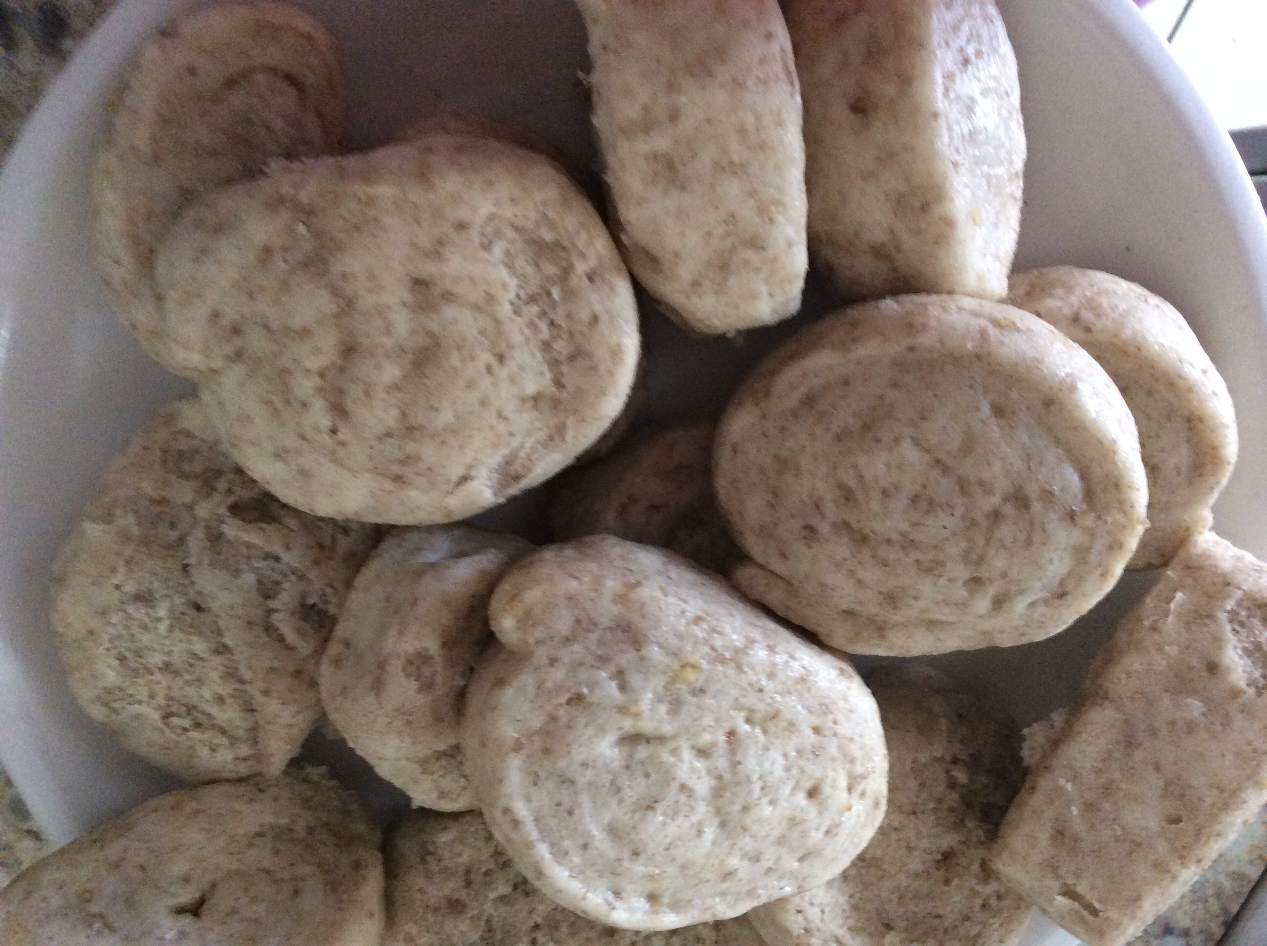 黑芝麻豆渣馒头