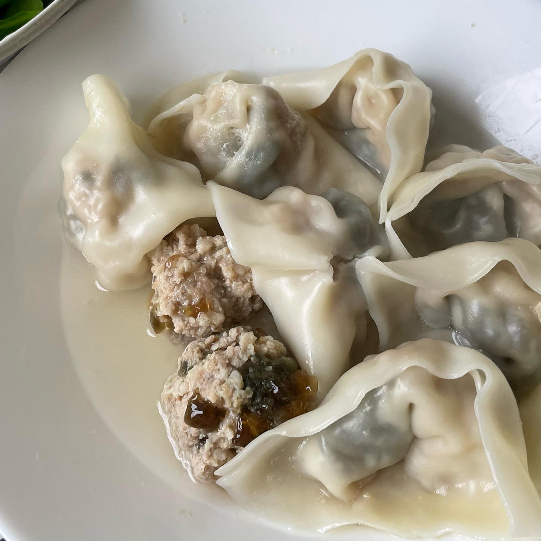 皮蛋鲜肉馄饨 （野馄饨）<302小厨房>