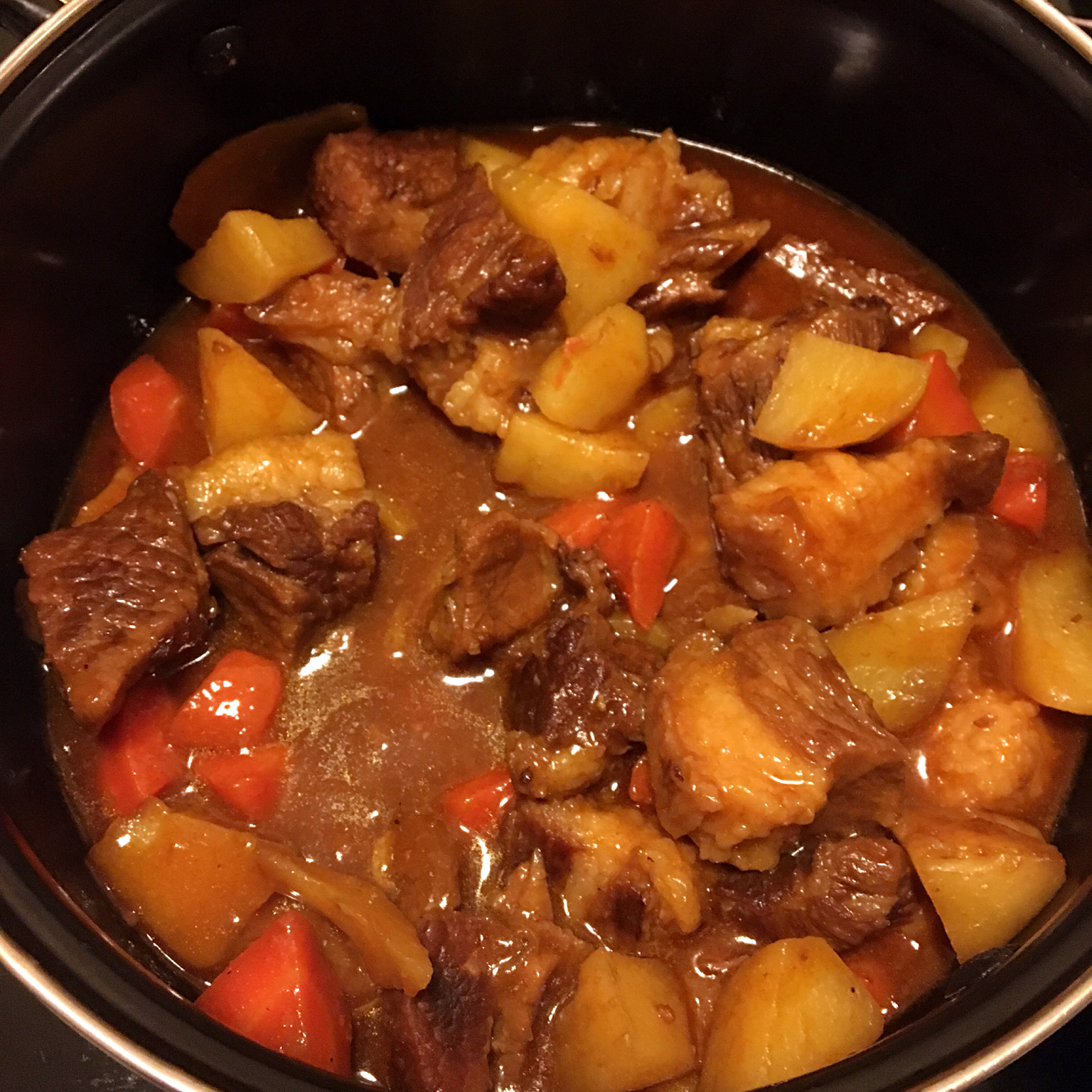 【饕食谱】黄焖牛肉烩双冬
