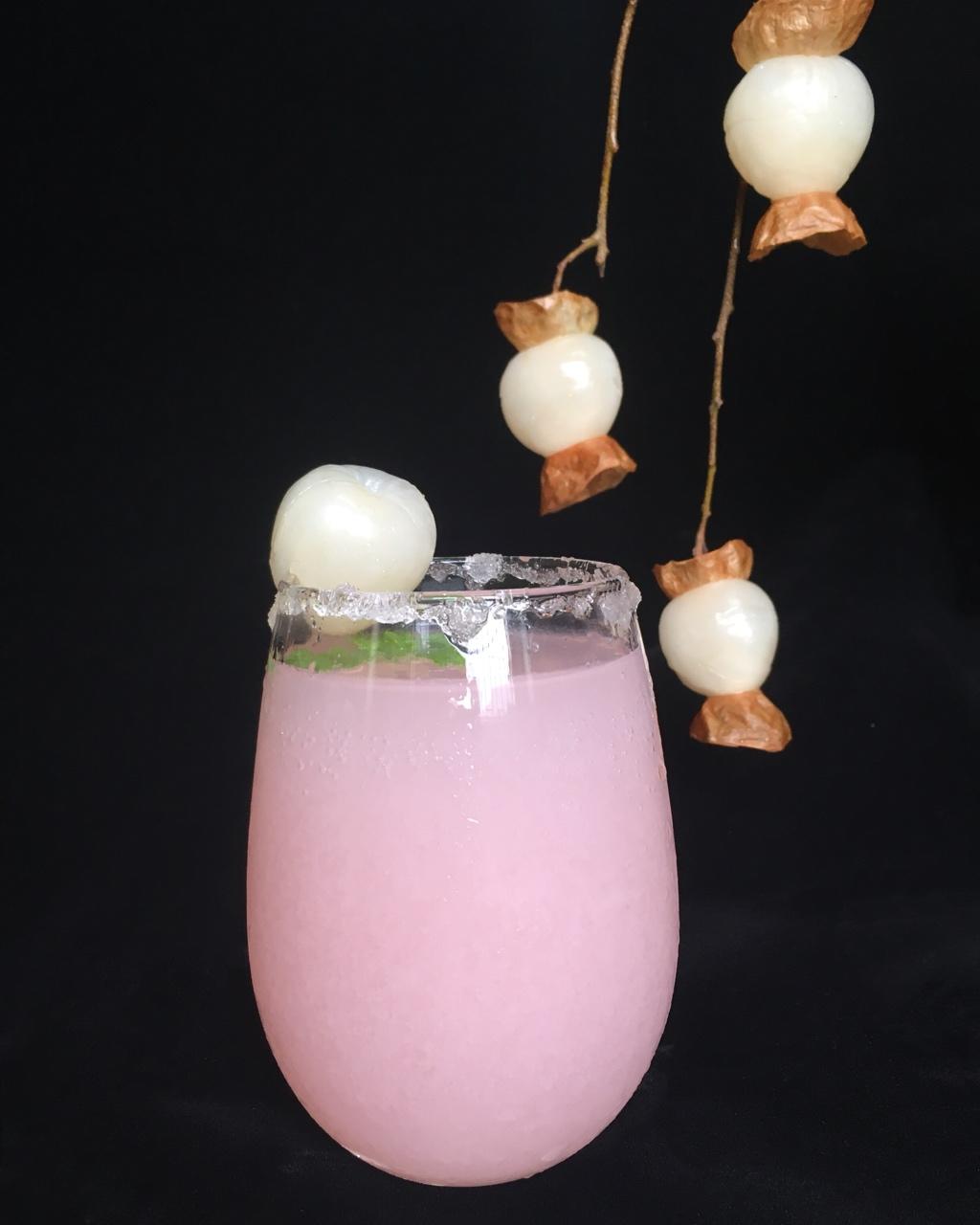 荔枝苏打冻饮