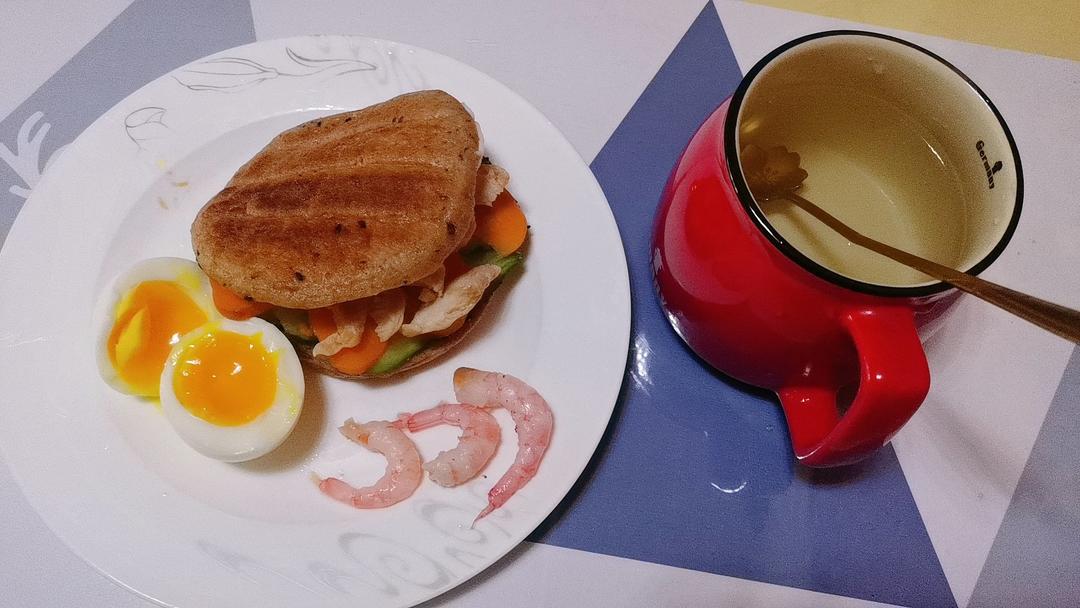 超快手100%纯全麦面包 无油无糖