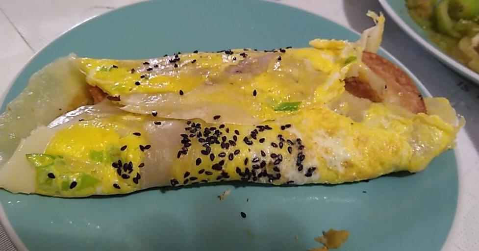 平底锅版煎饼果子
