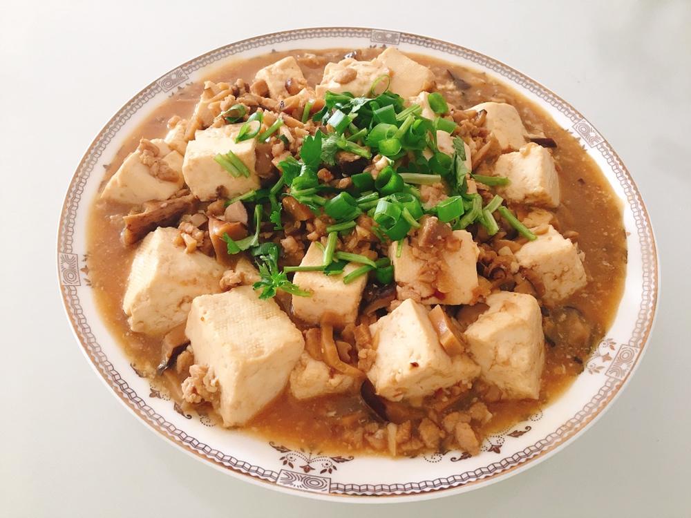 香菇肉末豆腐