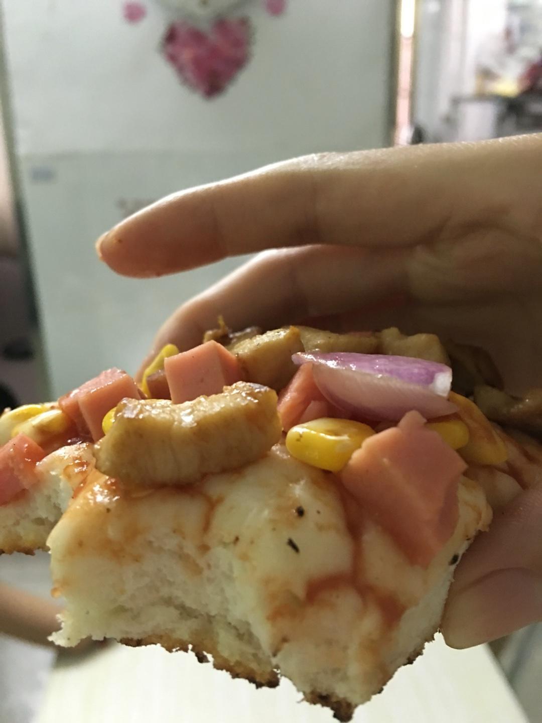 无芝士无烤箱版披萨