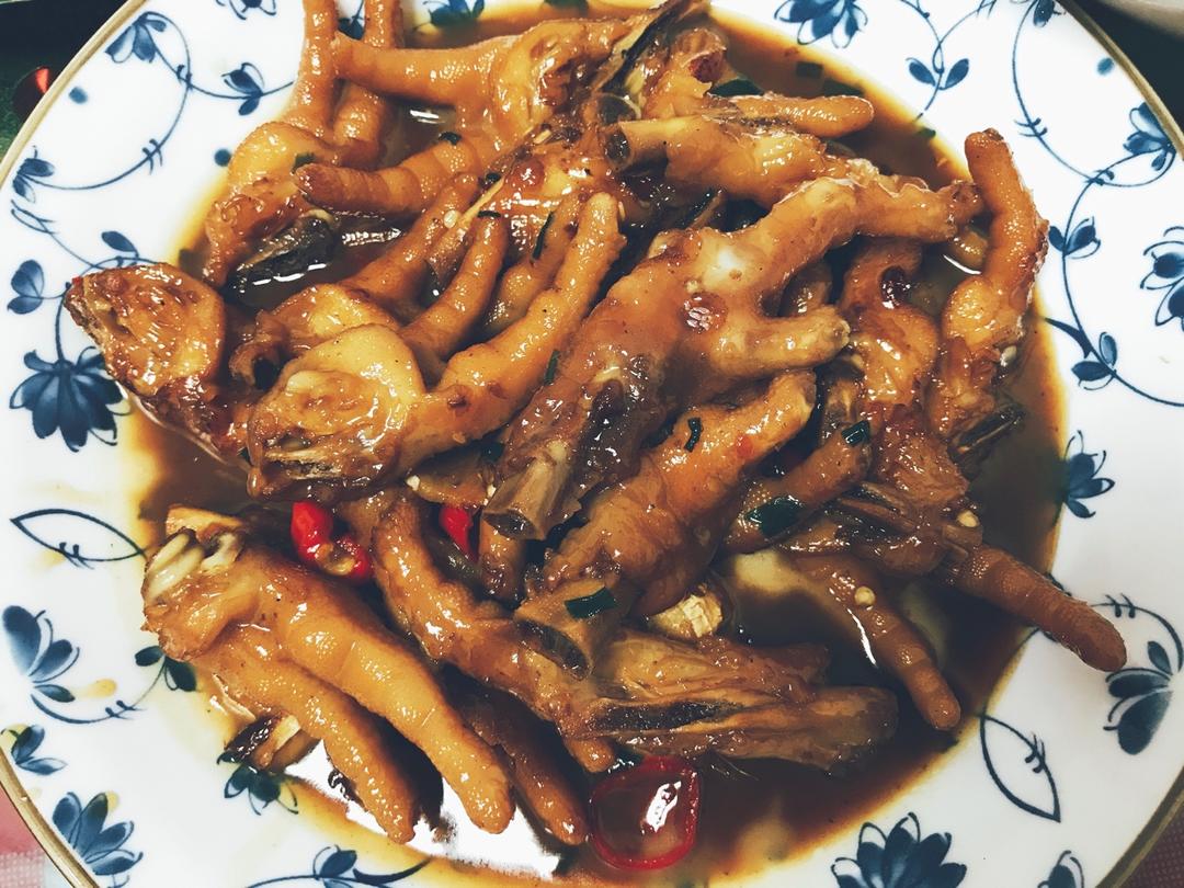 香辣烧鸡爪
