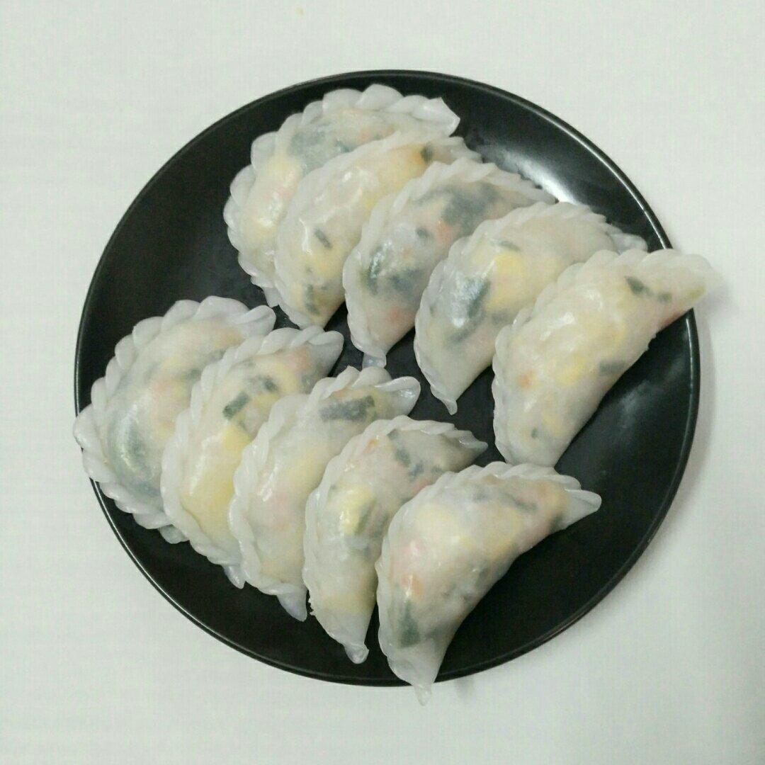 l开心果果做的虾饺皮