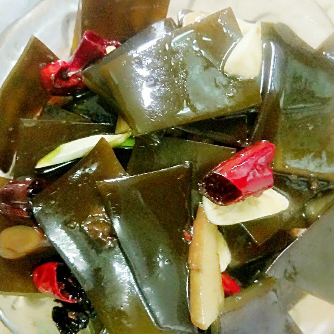 简单美味的酸辣海带块