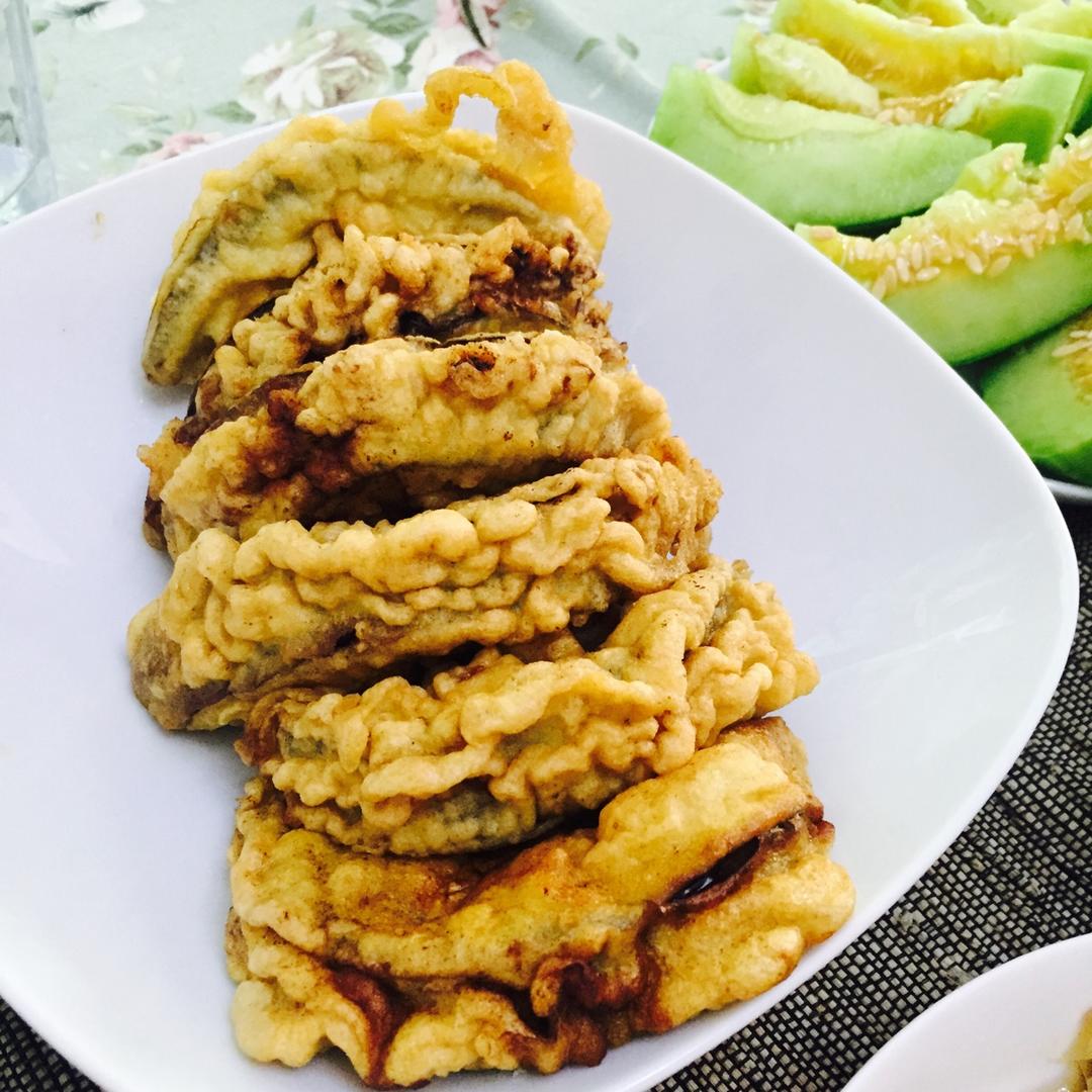 香炸茄盒-家乡的味道 Stuffed Fried Eggplant with Pork