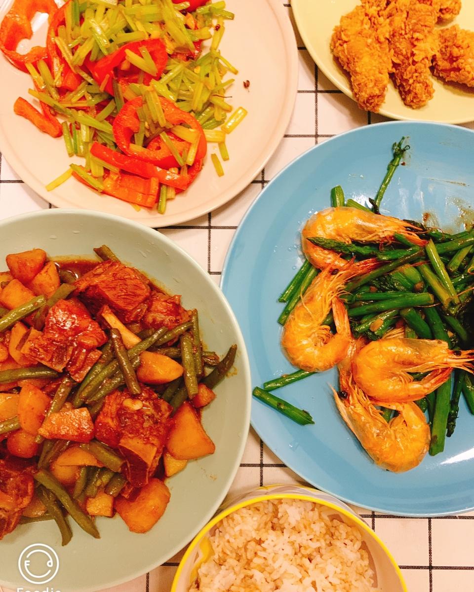 排骨炖土豆豆角