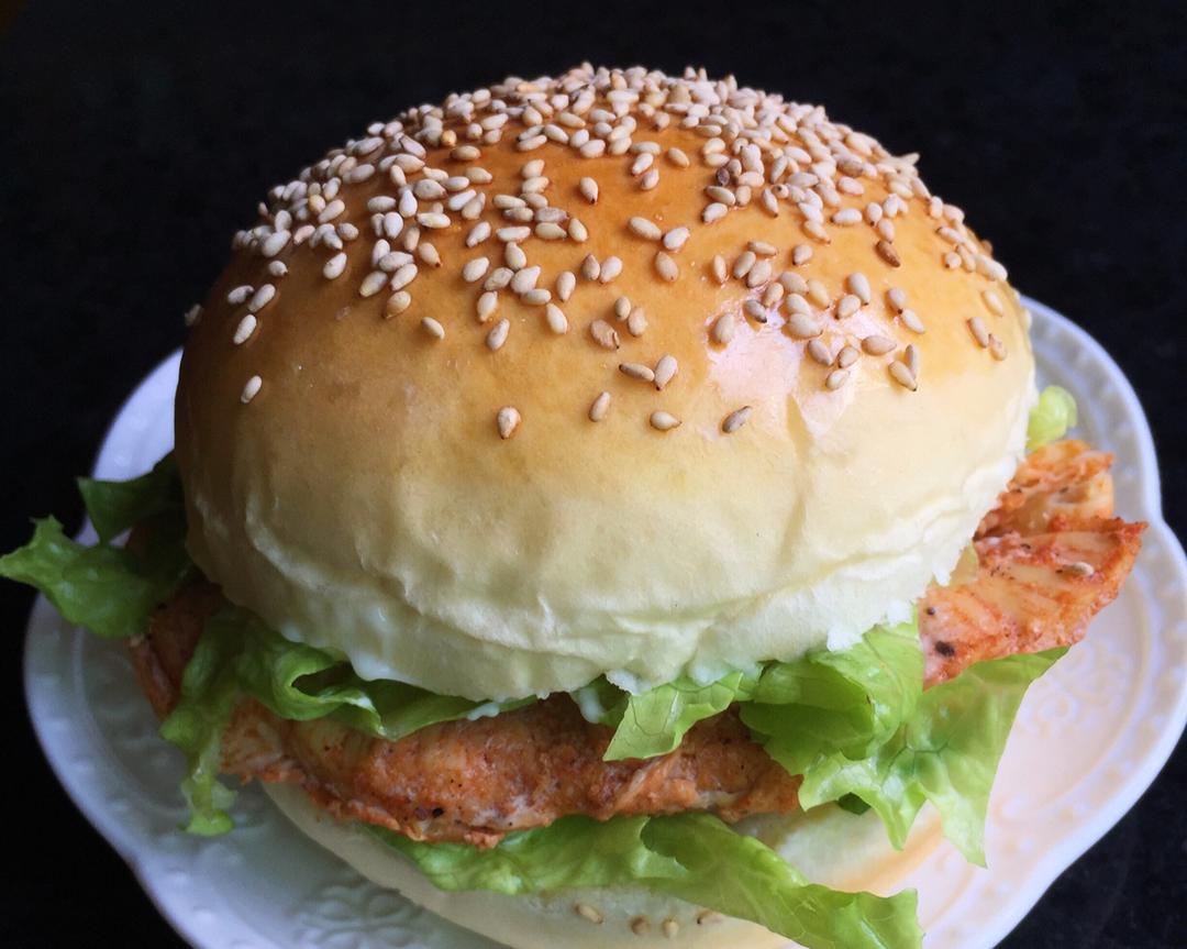 自制 新奥尔良鸡腿汉堡