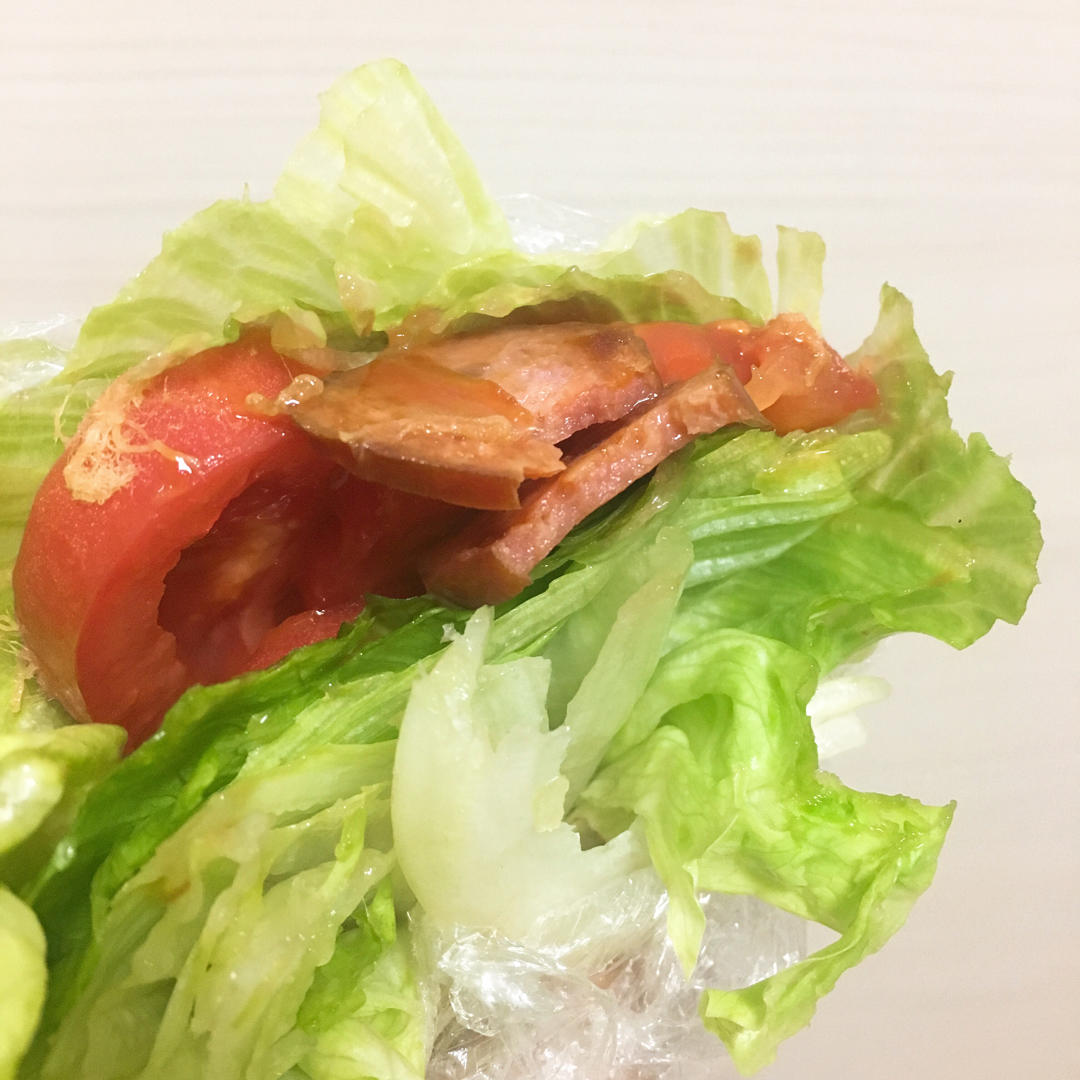 关晓彤同款蔬菜三明治教程