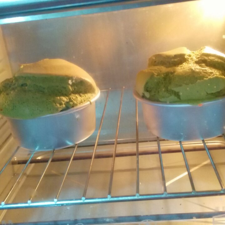 无油抹茶酸奶戚风（两蛋）