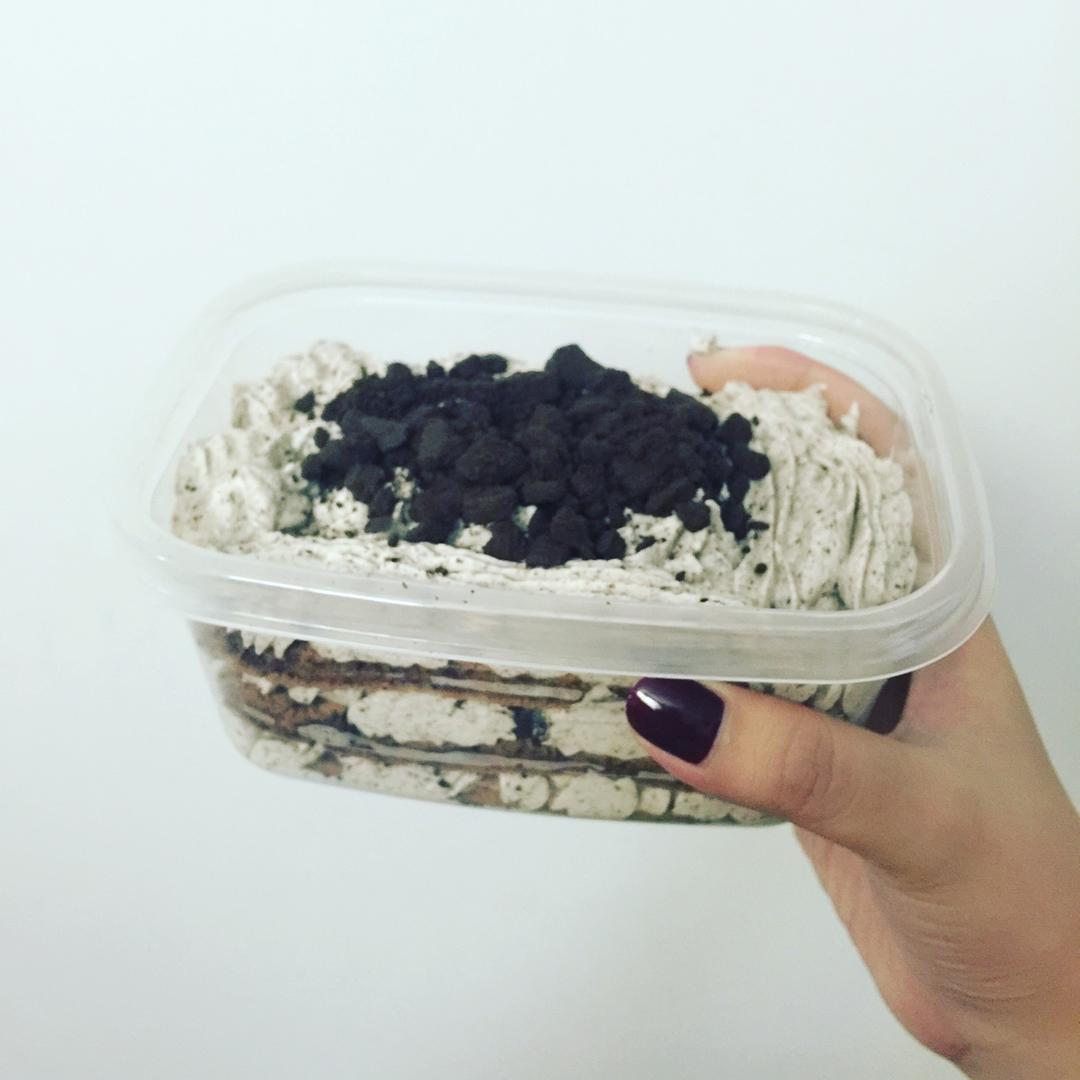 好吃到流泪的奥利奥咸奶油盒子蛋糕