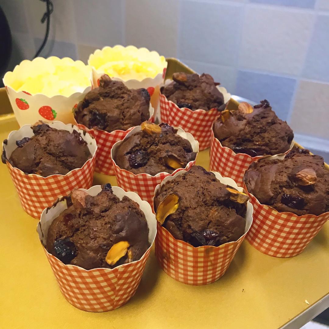 香蕉巧克力马芬