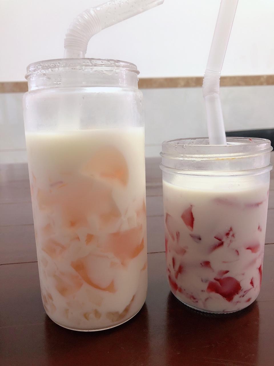 桃汁撞奶