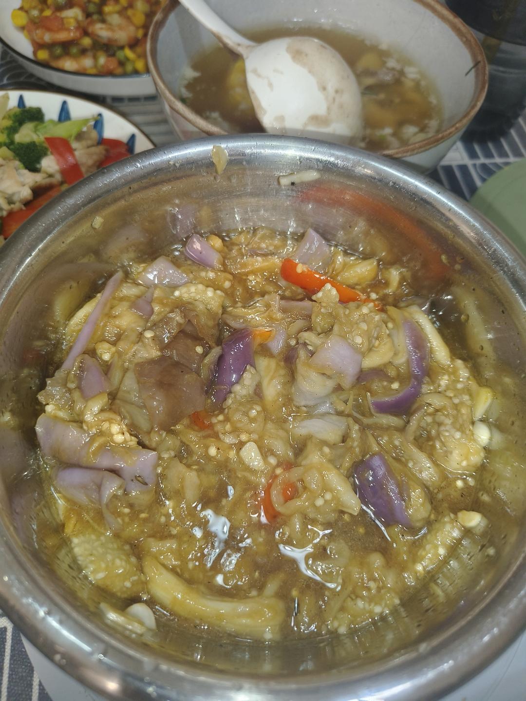 蒸茄子