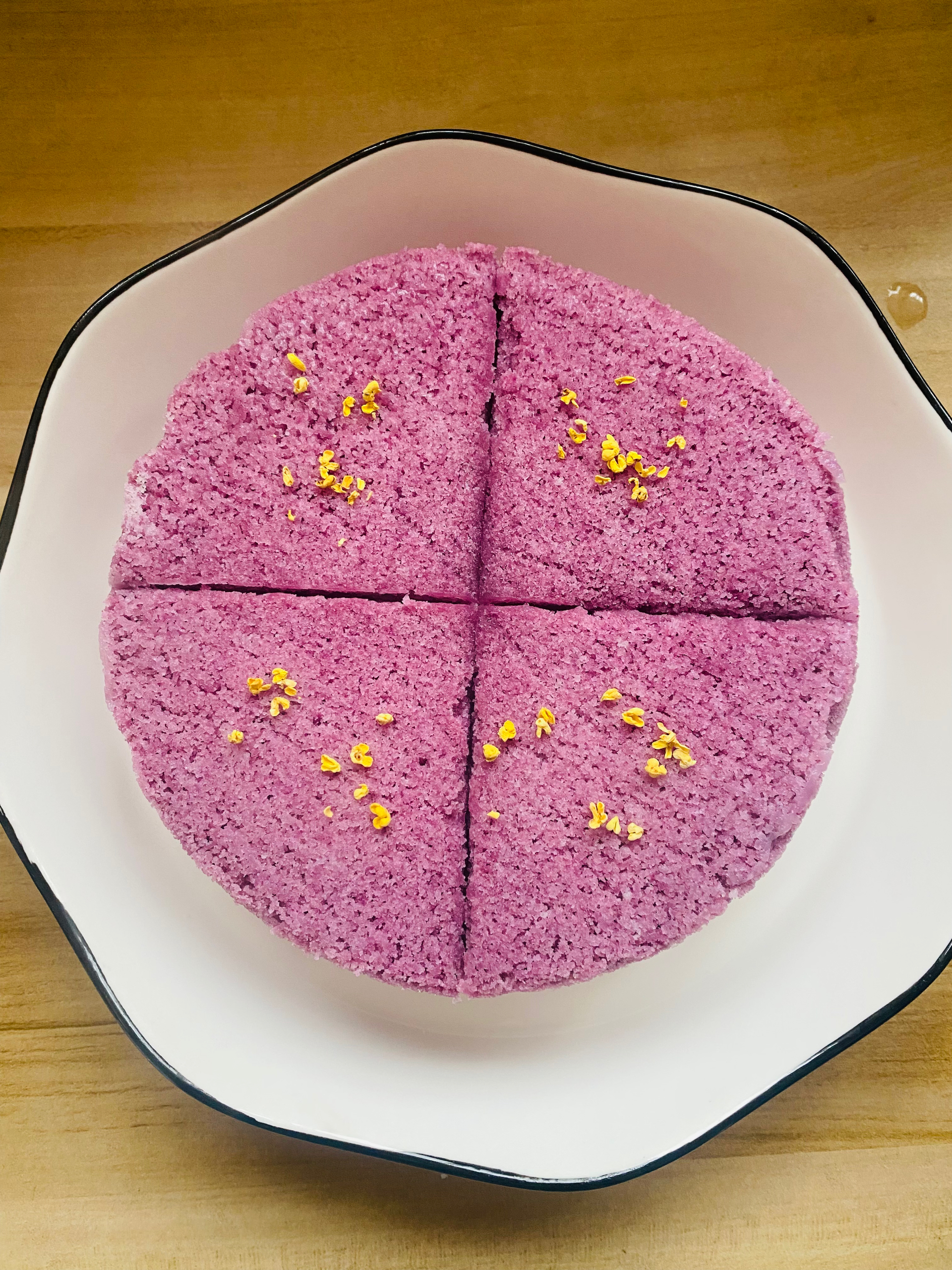 紫薯松糕的做法