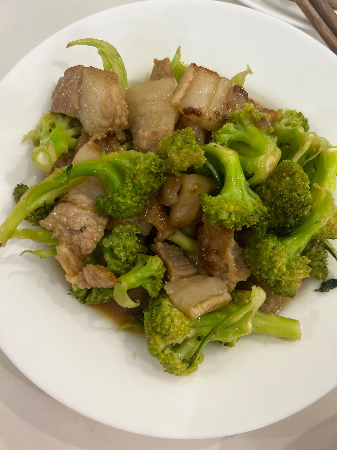 西蓝花炒肉