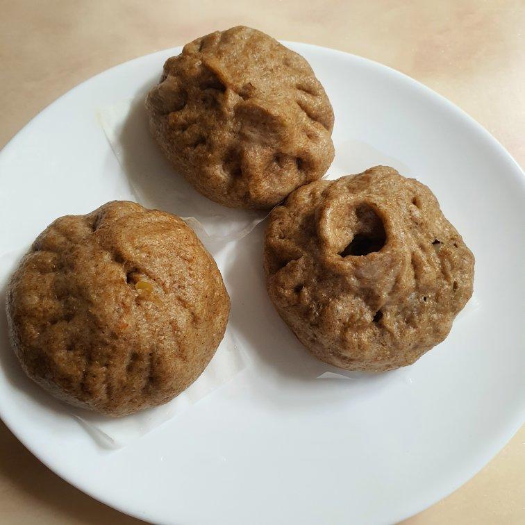 不比白面包子口感差的黑全麦包子（减肥的小可爱们做起来）