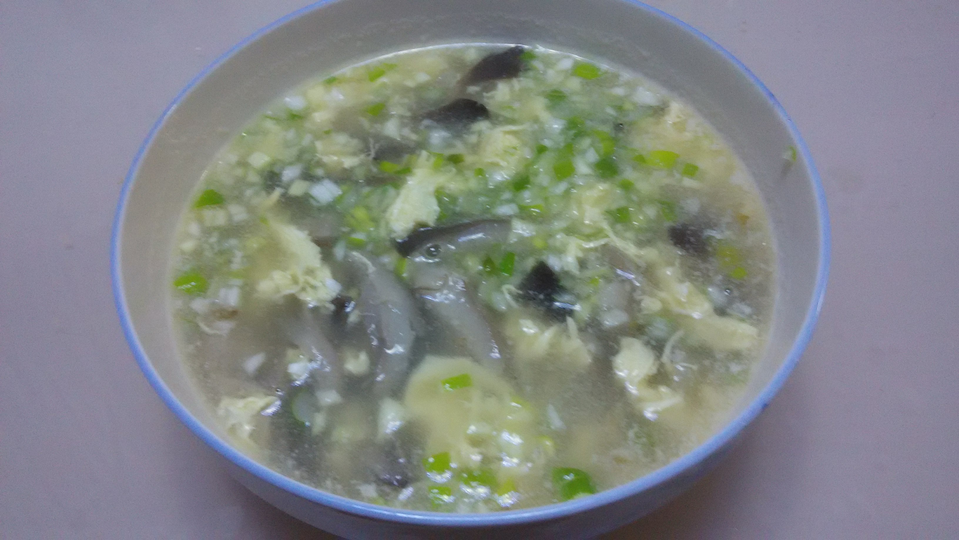 蘑菇鸡蛋汤