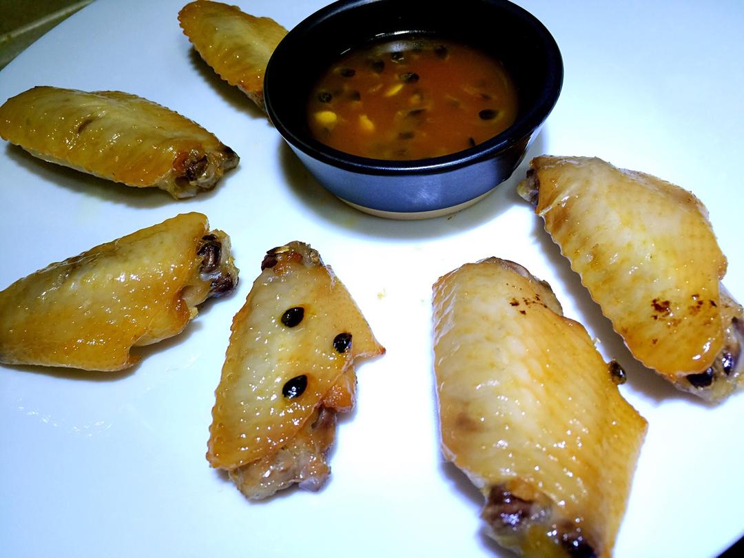 百香果烤鸡翅