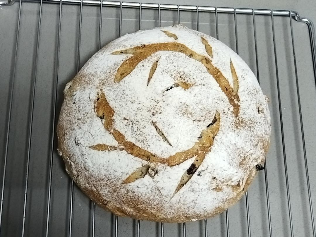 全麦核桃包～软欧包