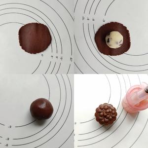 巧克力蔓越莓月饼的做法 步骤7