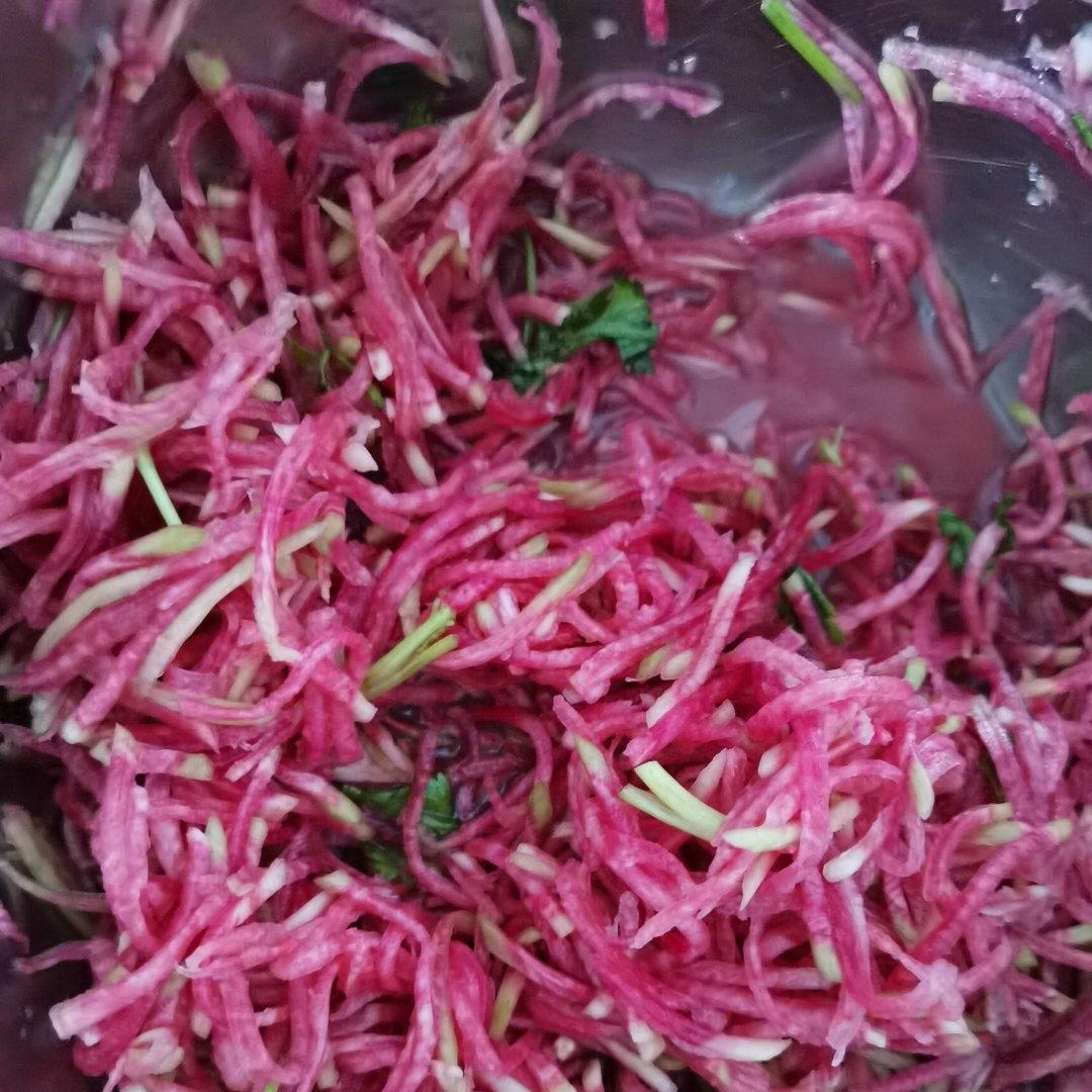 董太的私方菜--凉拌心里美